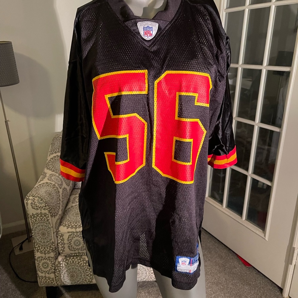 NEW LOOKING AUTHENTIC NFL REEBOK JERSEY #56 D.JOHNSON
